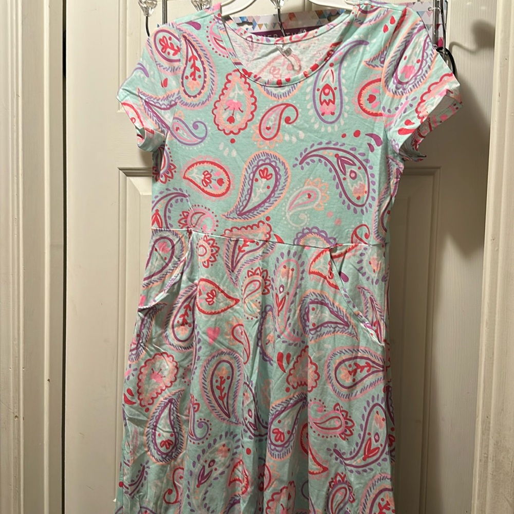 Fab Kids Girls Paisleys Dress